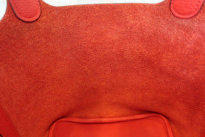HERMES／エルメス ピコタンロックＰＭ トリヨンクレマンス ルージュクー Y刻印 ハンドバッグ 700080114