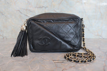 画像をギャラリービューアに読み込む, CHANEL/シャネル マトラッセフリンジチェーンショルダーバッグ ラムスキン ブラック/ゴールド金具 ショルダーバッグ 800060115
