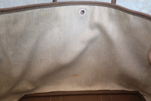 HERMES GARDEN PARTY PM Negonda leather Etoupe gray X刻印 Tote bag 600070047