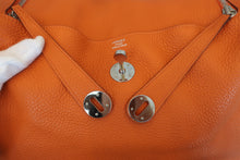 Load image into Gallery viewer, HERMES LINDY 34 Clemence leather Orange □P Engraving Shoulder bag 600080152
