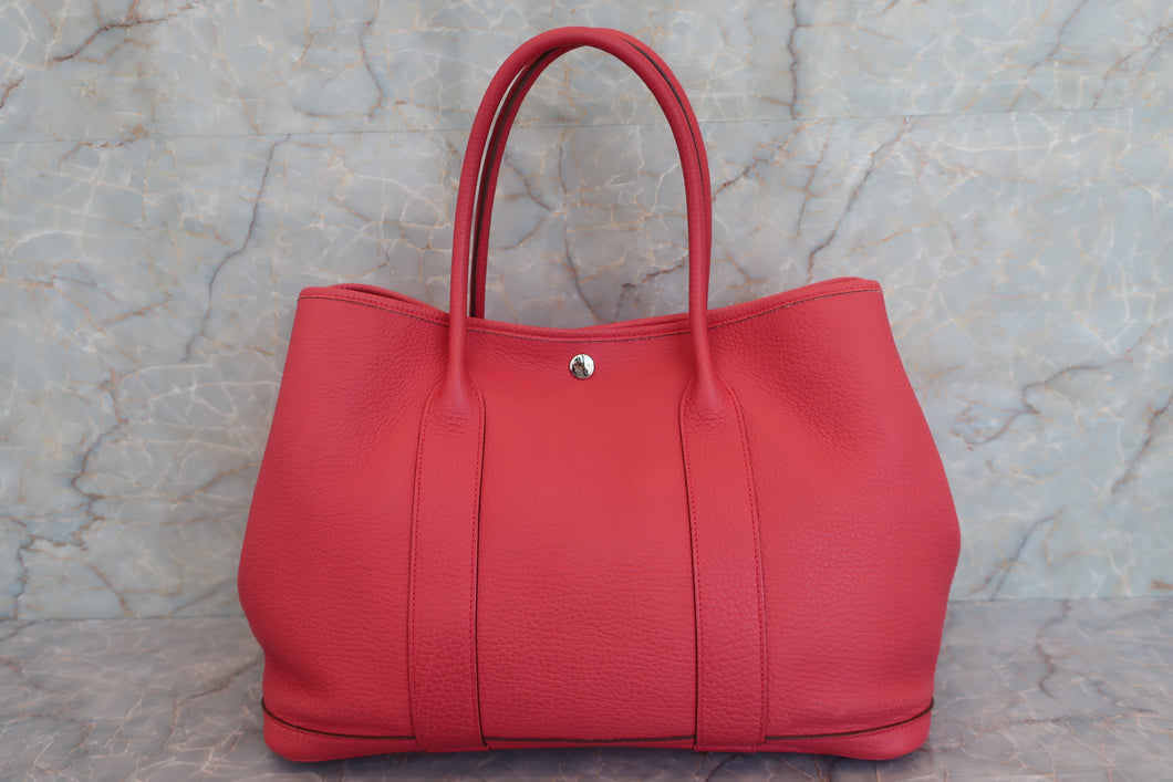 HERMES GARDEN PARTY PM Negonda leather Bougainvillier □N刻印 Tote bag 600050153