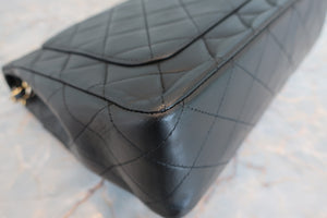 CHANEL/シャネル マトラッセWフラップWチェーンショルダーバッグ ラムスキン ブラック/ゴールド金具 ショルダーバッグ 700070029