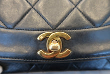 将图片加载到图库查看器，CHANEL/香奈儿 戴妃 CF 链条包 羊皮 Black/Gold hadware(黑色/金色金属) 肩背包 700100154
