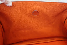 Load image into Gallery viewer, HERMES LINDY 34 Clemence leather Orange □P Engraving Shoulder bag 600080152
