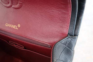 CHANEL/シャネル マトラッセWフラップWチェーンショルダーバッグ ラムスキン ブラック/ゴールド金具 ショルダーバッグ 700070029