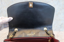 将图片加载到图库查看器，CHANEL/香奈儿 戴妃 CF 链条包 羊皮 Black/Gold hadware(黑色/金色金属) 肩背包 700100154
