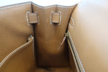 将图片加载到图库查看器，HERMES KELLY 28 Box carf leather Natural 〇W刻印 Shoulder bag 600100175
