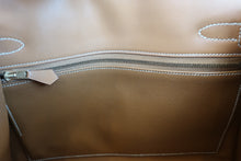 将图片加载到图库查看器，HERMES KELLY 28 Box carf leather Natural 〇W刻印 Shoulder bag 600100175
