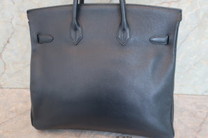 HERMES HAUT A COURROIRE 36 Bi-color Graine Couchevel leather Navy/Red 〇V Engraving Hand bag 700060061