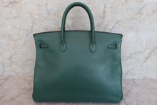 将图片加载到图库查看器，HERMES BIRKIN 40 Ardennes leather Green 〇Y刻印 Hand bag 600080116
