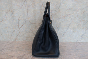HERMES HAUT A COURROIRE 36 Bi-color Graine Couchevel leather Navy/Red 〇V Engraving Hand bag 700060061
