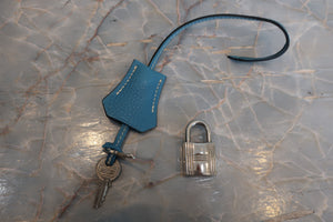 HERMES／エルメス バーキン30 トゴ ブルージーン □E刻印 ハンドバッグ 700060295