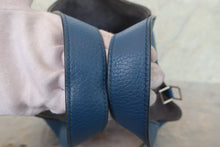 Load image into Gallery viewer, HERMES PICOTIN LOCK MM Clemence leather Blue thalassa X Engraving Hand bag 700120035
