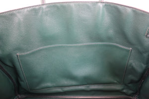 HERMES BIRKIN 40 Ardennes leather Green 〇Y Engraving Hand bag 600080116