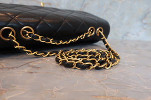 CHANEL/シャネル マトラッセチェーンショルダーバッグ ラムスキン ブラック/ゴールド金具 ショルダーバッグ 700070048