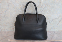 Load image into Gallery viewer, HERMES BOLIDE 35 Fjord leather Black 〇W Engraving Shoulder bag 600080078
