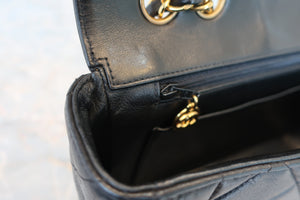 CHANEL/シャネル マトラッセチェーンショルダーバッグ ラムスキン ブラック/ゴールド金具 ショルダーバッグ 700070048
