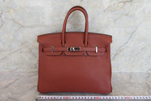将图片加载到图库查看器，HERMES BIRKIN 25 Togo leather Sienne □M刻印 Hand bag 700060123
