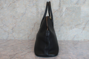 HERMES BOLIDE 35 Fjord leather Black 〇W刻印 Shoulder bag 600080078