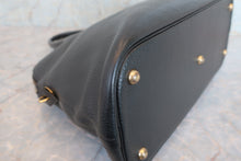 Load image into Gallery viewer, HERMES BOLIDE 35 Fjord leather Black 〇W Engraving Shoulder bag 600080078
