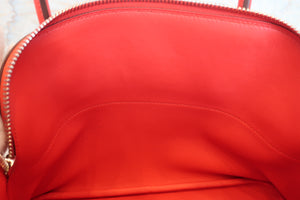 HERMES／エルメス ボリード27 ヴォースイフト ルージュトマト X刻印 ショルダーバッグ 700080127