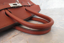 将图片加载到图库查看器，HERMES BIRKIN 25 Togo leather Sienne □M刻印 Hand bag 700060123
