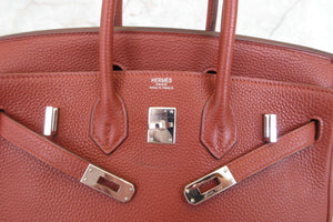 HERMES BIRKIN 25 Togo leather Sienne □M刻印 Hand bag 700060123