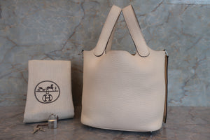 HERMES／エルメス ピコタンロックＰＭ トリヨンクレマンス ナタ Y刻印 ハンドバッグ 700080068
