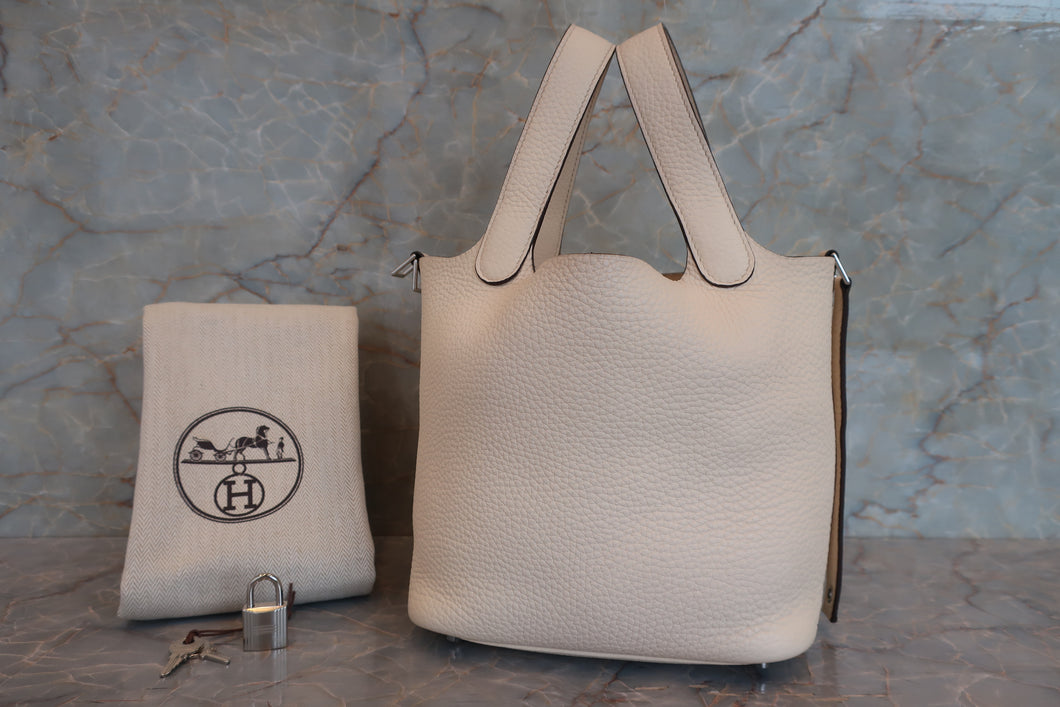 HERMES／エルメス ピコタンロックＰＭ トリヨンクレマンス ナタ Y刻印 ハンドバッグ 700080068