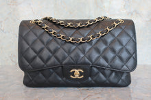 画像をギャラリービューアに読み込む, CHANEL/シャネル 中マトラッセWフラップWチェーンショルダーバッグ キャビアスキン ブラック/ゴールド金具 ショルダーバッグ 800060151
