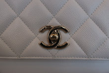 将图片加载到图库查看器，CHANEL/香奈儿 CF 2WAY 链条包 荔枝皮 White/Gold hadware(白色/金色金属) 肩背包 600090124
