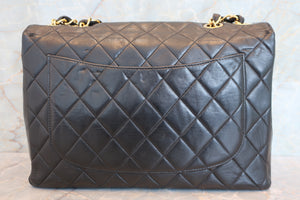 CHANEL/シャネル 中マトラッセシングルフラップチェーンショルダーバッグ ラムスキン ブラック/ゴールド金具 ショルダーバッグ 700070039