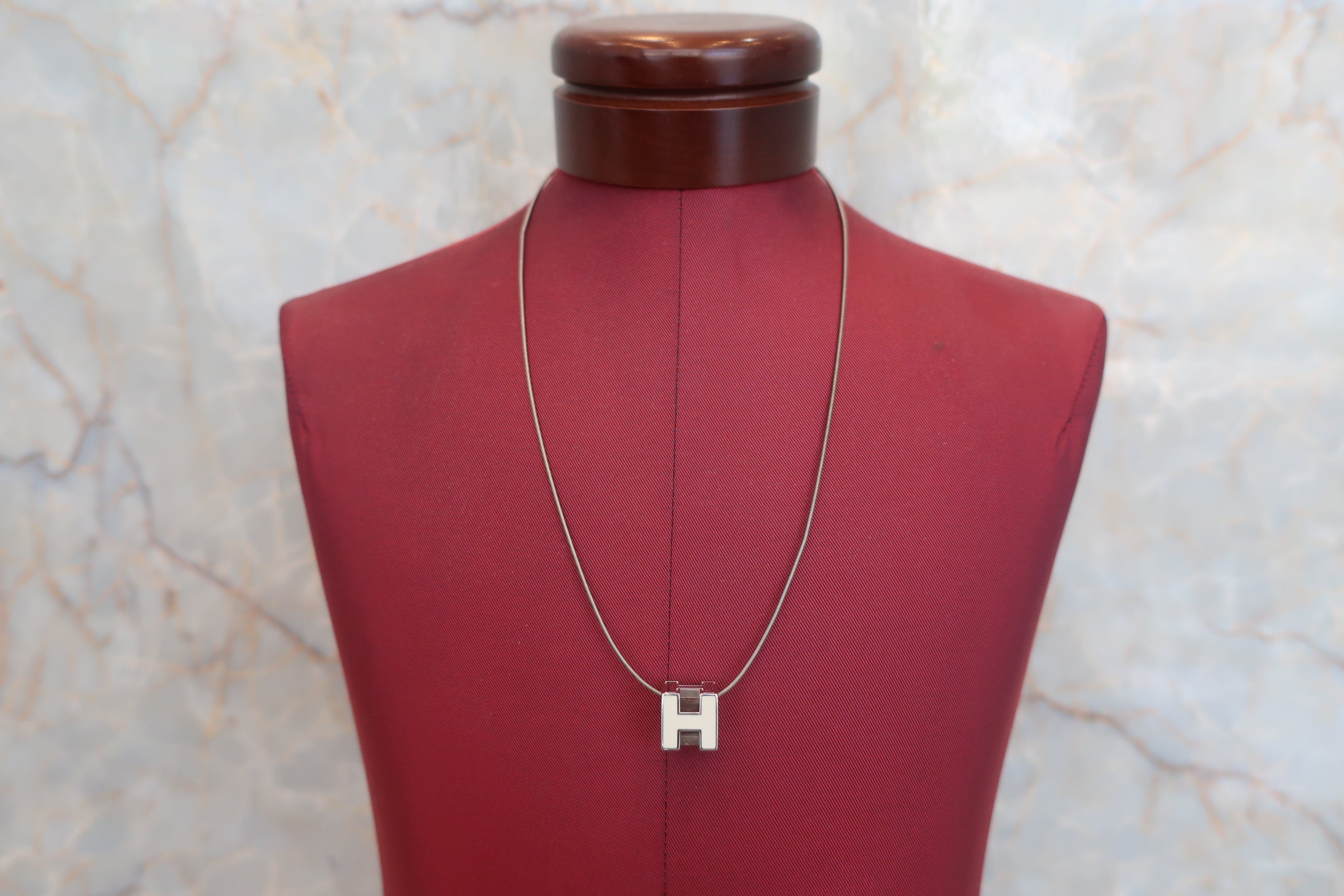 HERMES Chaine dancre MM Necklace Silver 925 90196407 | eBay