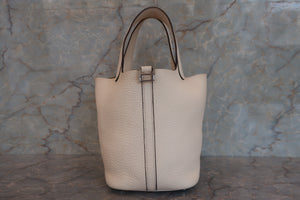HERMES／エルメス ピコタンロックＰＭ トリヨンクレマンス ナタ Y刻印 ハンドバッグ 700080068