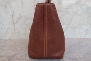 HERMES  GARDEN PARTY PM Negonda leather Brown Tote bag 700070145