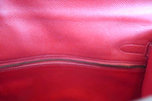 Load image into Gallery viewer, HERMES KELLY 32 Graine Couchevel leather Rouge vif 〇U Engraving Shoulder bag 600060195
