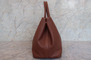 HERMES  GARDEN PARTY PM Negonda leather Brown Tote bag 700070145