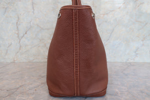 HERMES  GARDEN PARTY PM Negonda leather Brown Tote bag 700070145