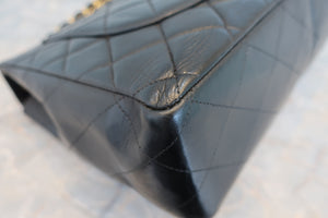 CHANEL/シャネル 中マトラッセシングルフラップチェーンショルダーバッグ ラムスキン ブラック/ゴールド金具 ショルダーバッグ 700070039