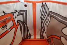 将图片加载到图库查看器，HERMES GARDEN PARTY PM Steeple Country leather Orange poppy T刻印 Tote bag 600040141
