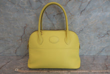 将图片加载到图库查看器，HERMES／BOLIDE 27 Swift leather Lime D刻印 Shoulder bag 600070019
