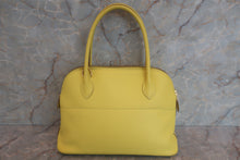 将图片加载到图库查看器，HERMES／BOLIDE 27 Swift leather Lime D刻印 Shoulder bag 600070019
