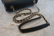将图片加载到图库查看器，CHANEL/香奈儿 经典双C 链条包 羊皮 Black/Gold hadware(黑色/金色金属) 肩背包 800020196
