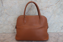 Load image into Gallery viewer, HERMES／BOLIDE 31 Clemence leather Gold □O Engraving Hand bag 700090120
