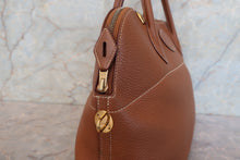 Load image into Gallery viewer, HERMES／BOLIDE 31 Clemence leather Gold □O Engraving Hand bag 700090120
