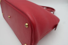 Load image into Gallery viewer, HERMES BOLIDE 35 Clemence leather Rouge vif ○Y Engraving Shoulder bag 800090246
