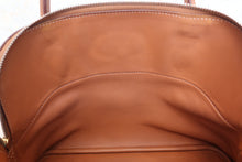 Load image into Gallery viewer, HERMES／BOLIDE 31 Clemence leather Gold □O Engraving Hand bag 700090120
