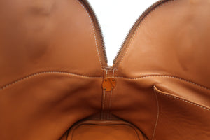HERMES／BOLIDE 31 Clemence leather Gold □O Engraving Hand bag 700090120