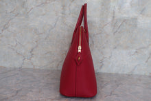 将图片加载到图库查看器，HERMES BOLIDE 35 Fjord leather Rouge vif □G刻印 Shoulder bag 600080147
