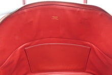 Load image into Gallery viewer, HERMES BOLIDE 35 Clemence leather Rouge vif ○Y Engraving Shoulder bag 800090246
